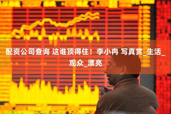 配资公司查询 这谁顶得住！李小冉 写真赏_生活_观众_漂亮