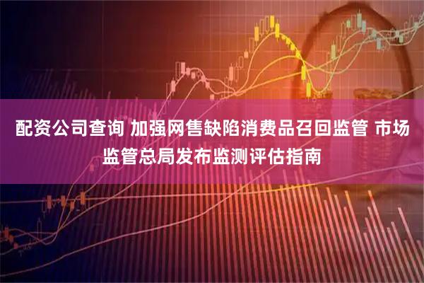 配资公司查询 加强网售缺陷消费品召回监管 市场监管总局发布监测评估指南